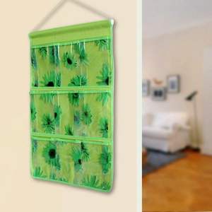 Organizzatori da Parete a Forma di Girasole, Cesti Verdi 14*23, Accessori Decorativi da Appendere - Product Image 3