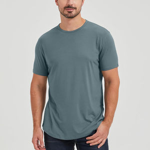 T-shirt surdimensionné de luxe personnalisé pour hommes, 240 g/m², 100 % coton, coupe décontractée, qualité supérieure, vente en gros - Product Image 2