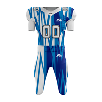 Uniforme de Fútbol Americano Sublimado Personalizado de Alta Calidad con Logotipo, Nombre y Número en Tackle Twill, Ropa de Fútbol Americano