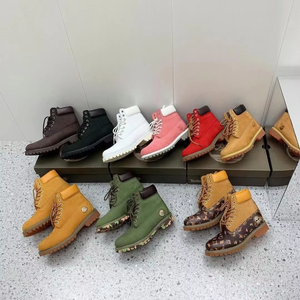 Botas de Diseñador de Lujo en Cuero Genuino de Alta Calidad, Botines Casuales con Cordones, Botas de Desierto con Forro de Gamuza y Antideslizantes - Product Image 3