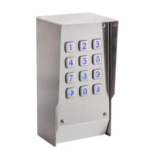 Sistema de control de acceso a puertas con teclado de acero inoxidable, panel de entrada numérico resistente a la intemperie para exteriores, controlador de puerta - Product Image 1