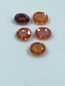 Pierres précieuses d'épinelle naturelle multicolores calibrées, pierres colorées d'épinelle précieuse, 4,45 carats, 4 pièces - Product Image 5