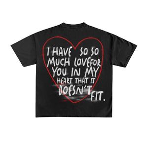 Camisetas personalizadas de alta calidad 100% algodón con cuello redondo para hombre, corte holgado. - Product Image 2