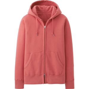 Unisex Hooded Zip-Up Sweatshirt Solid Color French Terry Leather Casual Winter Regular Fit Pocket Design Breathable Eco-Friendly - Product Image 2