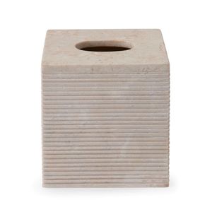 Modern Marble Pattern MARBLE <b>Tissue</b> Box Square Design Gray White Veins Convenient Home Decor Accessory Rising International - Product Image 3