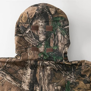 Veste de chasse unisexe en gros, thermique, chaude, en polaire, pour l'hiver, en softshell camouflage, idéale pour la randonnée et les voyages - Product Image 5