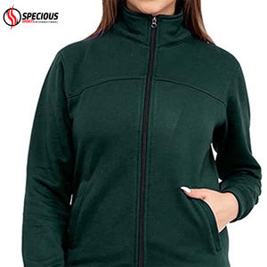 Survêtements pour femmes en tissu respirant 100% coton, décontractés, à la mode, streetwear, à capuche, en polaire, écologiques, manches longues - Product Image 5