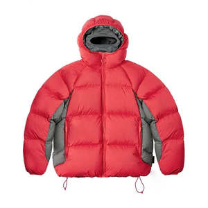 Manteau d'hiver chaud, confortable et élégant, doudoune épaisse pour l'extérieur, veste matelassée à capuche personnalisée pour homme - Product Image 3