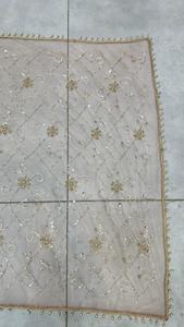 Indian Ethnic Fancy Designer Wedding Saree with Heavy Net Material Embroidery Sequins Work Trendy Women Fit - Product Image 6
