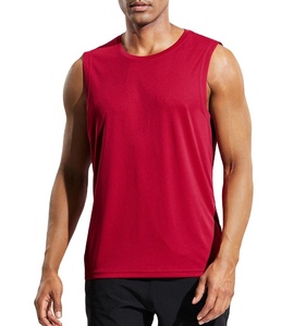 Men Workout Tank <b>Top</b> Sleeveless Fitness Shirt Breathable Sports Vest Summer Casual Gym Apparel Wholesale Supplier - Product Image 1