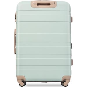 Nuovo modello espandibile ABS Hardshell Set 3 pezzi di liquidazione Hardside valigia Spinner ruote TSA lucchetto 20 ''24'' 28 ''resistente - Product Image 3