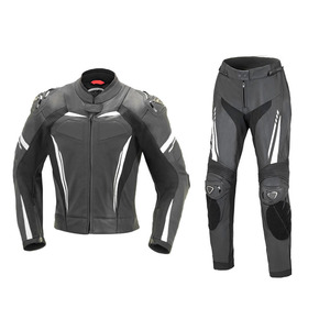 Trajes de Motociclismo de Cuero Genuino de Alta Calidad con Protección de Armadura para Carreras de Motos, Servicio OEM ODM - Product Image 1