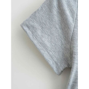 Tops courts d'été très extensibles pour femmes, à manches courtes, col rond sexy, anti-UV, écologiques, blouses à porter en dessous, t-shirts slim - Product Image 4