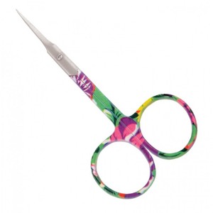 Professional Stainless Steel Manicure Nail Scissors Custom Logo Sharp Curved Blades for Teenagers-Nail Art Durable Cuticle Care - Product Image 1