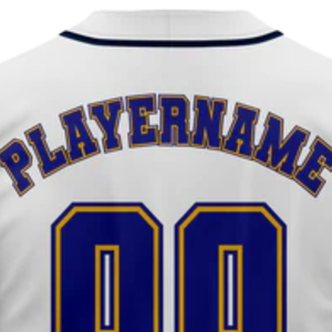 Maillot de baseball blanc à manches courtes, boutonné, uniforme d'équipe personnalisé, respirant, en polyester, chemise de sport athlétique - Product Image 6