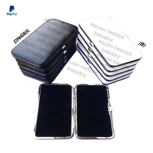 Pince à épiler à pointe en fibre pour extensions de cils, 90 degrés, couleur arc-en-ciel, pour volume, marque privée - Product Image 6