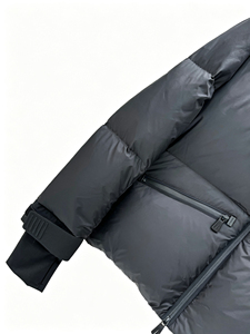 Custom OEM Winter Puffer Jacket Manufacturer Wholesale High Neck <b>Warm</b> Quilted Down Outerwear <b>Men</b> Waterproof Heavyweight <b>Coat</b> - Product Image 6