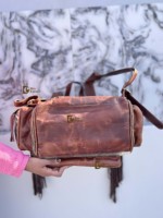 Nouveauté 2026 : Sac à dos en cuir de vachette à franges, sac à dos élégant en cuir de vache à poils, sacs d'école unisexes, sac de créateur unique