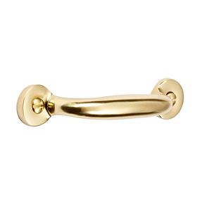 Poignée de meuble tendance en laiton brillant, personnalisable, pour chambre, cuisine, bureau, école, tiroir, poignée en T en métal - Product Image 1