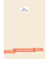 Bloc-notes de conférence en papier épais de qualité supérieure, avec logo personnalisé, léger, pour le bureau, prix de gros, fournisseur