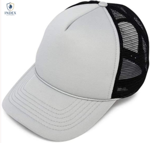 INDEX APPAREL Gray Black Mesh Trucker Cap 6-Panel Adjustable Unisex Casual <b>Hat</b> Spring <b>Summer</b> Solid Color - Product Image 1