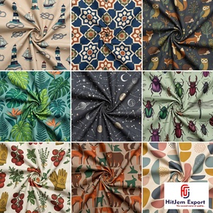 High Grade Digital Printed Cotton Lawn Fabric OEM ODM Textile Manufacturer Custom Made Fabric Supplier for Fashion Apparel - Product Image 6