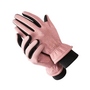 Guantes de Esquí Unisex de Dedo Completo, Color Rosa, Poliuretano Antideslizante, para Actividades al Aire Libre en Invierno - Product Image 1