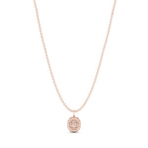 Colliers pendentifs REYES en moissanite taille coussin de 3,44 carats pour femmes, prix de gros, or rose 14 carats, cadeaux de mariage, bijoux fins - Product Image 4
