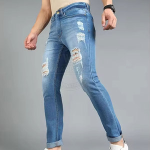 Pantalones de mezclilla de color sólido de la mejor calidad para hombre, estilo nuevo, para uso en exteriores, a precio económico, de Wearspot International - Product Image 6