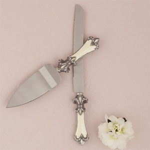 Hot Selling Brass Cake and Knife Server <b>Set</b> Newly Design Handmade Best Quality Brass Knife Server <b>Set</b> Resin Handle - Product Image 5