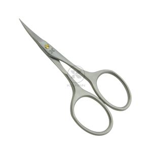 Tijeras profesionales de manicura de 9cm KOUNAIN, herramienta de eliminación de cutículas de vello de uñas de belleza de acero inoxidable con punta afilada recta curva - Product Image 2