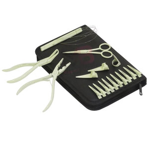 Kit de Herramientas Profesionales para Extensiones de Cabello de Estilo Premium con Estuche Personalizado, Color Personalizado, Logotipo Personalizado, Alicates y Tijeras de Acero Inoxidable - Product Image 3