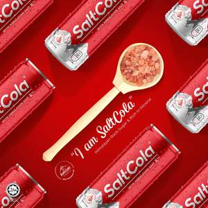 Refresco de Sal Marrón Bajo en Carbohidratos HALAL con Sal del Himalaya, Refresco Carbonatado de 0.32L, Listo para Enviar en Envase de Lata, Producto de Malasia - Product Image 5