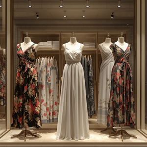 Robe d'été élégante pour femmes, robe décontractée légère, robe tendance avec personnalisation OEM ODM - Product Image 1