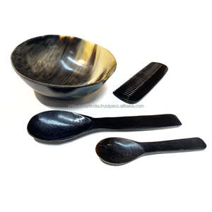 Natural Black Horn <b>Spoon</b> Smooth Finish, Perfect for Gifting Stylish Kitchen Accessor from Unique Indian Craft - Product Image 4