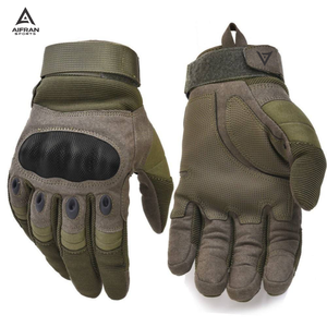 Custom Logo Tactical Gloves Hard Knuckle <b>Full</b> Finger Safety Gloves Anti <b>Slip</b> Outdoor Training Gloves - Product Image 1
