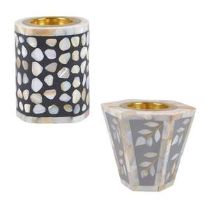 Magnifique brûleur à bakhoor artisanal de haute qualité avec incrustation de nacre, idéal pour les mariages d'été et les cadeaux - Écologique et durable - Product Image 4