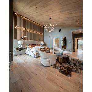 Planche de parquet en chêne blanc à 2 couches, 6 po x 5/8 po (15/3 mm) x 24 po-75 po, système de jointure mâle et femelle, qualité Select Classic - Product Image 3