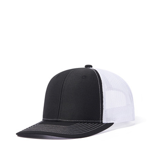 Custom Trucker Hats Embroidery Logo Wholesale Micro Bent Unisex Hip Hop Outdoor Sunnet Mesh Cap - Product Image 3