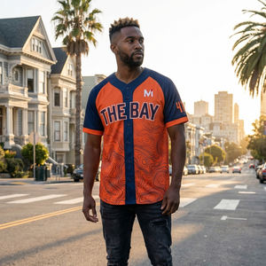 Camiseta de Béisbol Sublimada Personalizada, Impresión de Alta Definición, Tinta Ecológica, Ropa Deportiva para Equipos, Proveedor Mayorista - Product Image 6