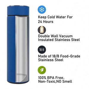 Double Wall Vacuum Flask Stainless Steel Outdoor Sport Led 2024 <b>Smart</b> Bottle With Reminder to Drink Water - Product Image 4