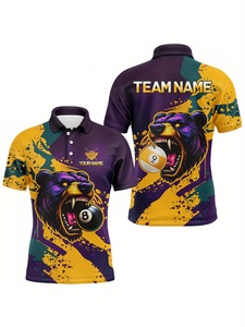 Camisetas Polo de Malla Personalizadas al por Mayor, Fabricante OEM, Proveedor, Impresión por Sublimación, Producción en Masa - Product Image 5