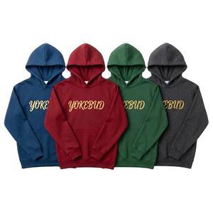 Sudadera con Capucha de Forro Polar con Estampado Dorado de Alta Calidad OEM/ODM, Informal, Cortavientos, para Niños, para Invierno, Totalmente Personalizable - Product Image 1