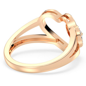 แหวนเพชรโมอิสซาไนต์รูปหัวใจ REYES Sparkling Love รับรองโดย GRA เงินแท้ 925 สำหรับผู้หญิง เหมาะสำหรับการขอแต่งงาน - Product Image 4
