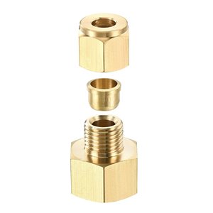 Connecteur femelle à compression en laiton sans plomb forgé à chaud, résistant à la corrosion basse pression - Product Image 5