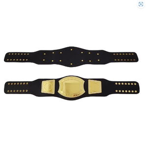 Custom OEM Professional Wrestling Championship Medal Breathable Cow Hide Leather <b>Belts</b> Sports & Entertainment Product - Product Image 2