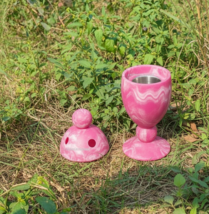 Quemador de incienso artístico de resina – Elegante evaporador de incienso Mubkhar - Product Image 1