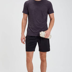 T-shirt décontracté pour homme en jersey 100 % coton, séchage rapide, respirant, manches courtes raglan, ensembles de vêtements d'extérieur - Product Image 5