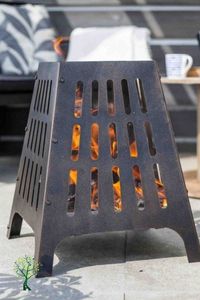 Linea Exports Inc. Brasero de Metal de Última Tendencia, Duradero y Portátil, Ideal para Patio, Jardín y Reuniones al Aire Libre - Product Image 3