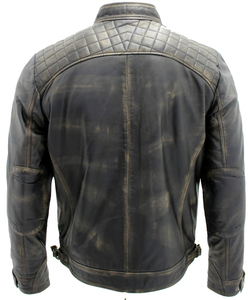 Fabricant pakistanais de vestes en cuir en gros – Nouvelle veste en cuir décontractée pour homme avec ceinture latérale, design OEM pour moto - Product Image 3